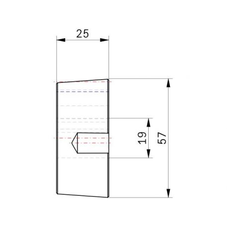 Moyeu amovible type 1610 - Ø Arbre 19mm
