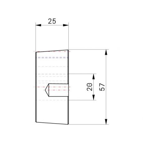 Moyeu amovible type 1610 - Ø Arbre 20mm