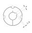 Moyeu amovible type 1610 - Ø Arbre 22mm