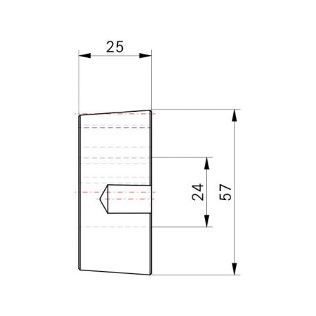 Moyeu amovible type 1610 - Ø Arbre 24mm