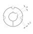 Moyeu amovible type 1610 - Ø Arbre 24mm