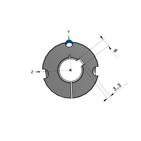 Moyeu amovible type 1610 - Ø Arbre 25mm