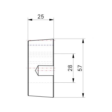 Moyeu amovible type 1610 - Ø Arbre 28mm
