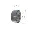Moyeu amovible type 1610 - Ø Arbre 30mm