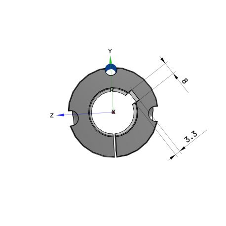 Moyeu amovible type 1610 - Ø Arbre 30mm
