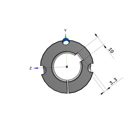 Moyeu amovible type 1610 - Ø Arbre 32mm