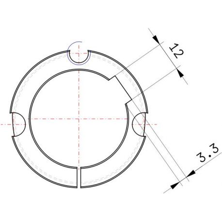 Moyeu amovible type 1610 - Ø Arbre 40mm