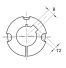 Moyeu amovible type 1610 - Ø Arbre 40mm