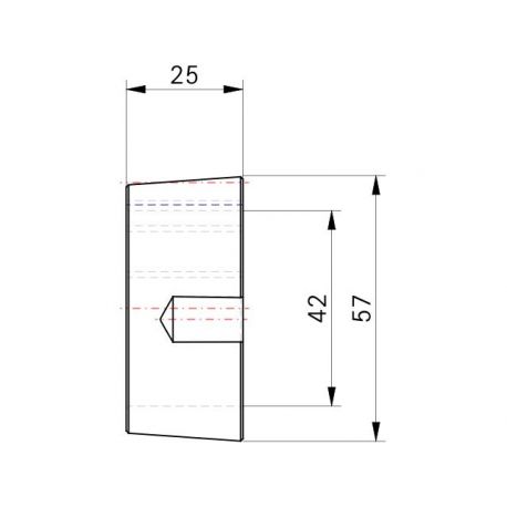 Moyeu amovible type 1610 - Ø Arbre 42mm
