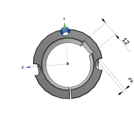 Moyeu amovible type 1610 - Ø Arbre 42mm