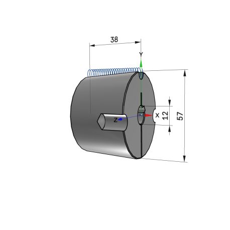 Moyeu amovible type 1615 - Ø Arbre 12mm