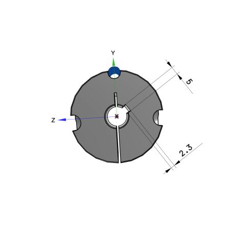Moyeu amovible type 1615 - Ø Arbre 14mm