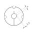 Moyeu amovible type 1615 - Ø Arbre 14mm