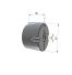 Moyeu amovible type 1615 - Ø Arbre 16mm