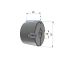 Moyeu amovible type 1615 - Ø Arbre 18mm
