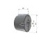 Moyeu amovible type 1615 - Ø Arbre 20mm