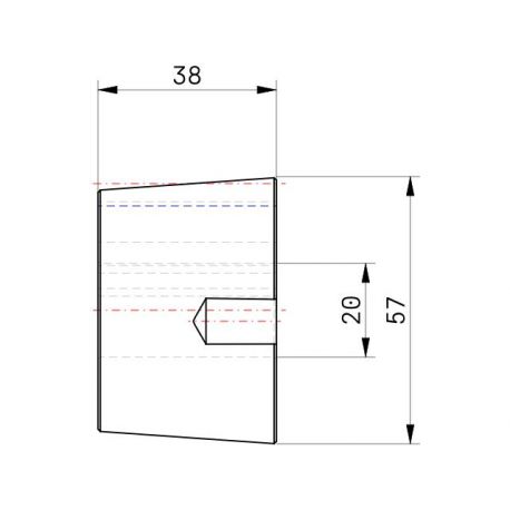 Moyeu amovible type 1615 - Ø Arbre 20mm