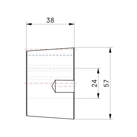 Moyeu amovible type 1615 - Ø Arbre 24mm