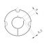 Moyeu amovible type 1615 - Ø Arbre 24mm