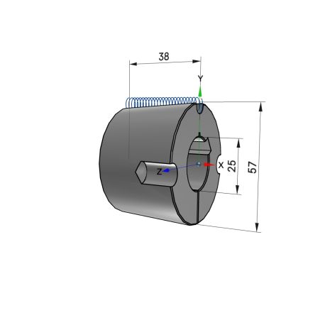 Moyeu amovible type 1615 - Ø Arbre 25mm
