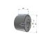 Moyeu amovible type 1615 - Ø Arbre 25mm
