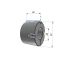 Moyeu amovible type 1615 - Ø Arbre 28mm