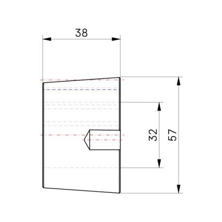 Moyeu amovible type 1615 - Ø Arbre 32mm
