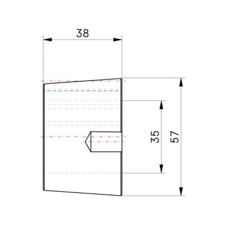 Moyeu amovible type 1615 - Ø Arbre 35mm