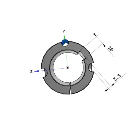 Moyeu amovible type 1615 - Ø Arbre 38mm