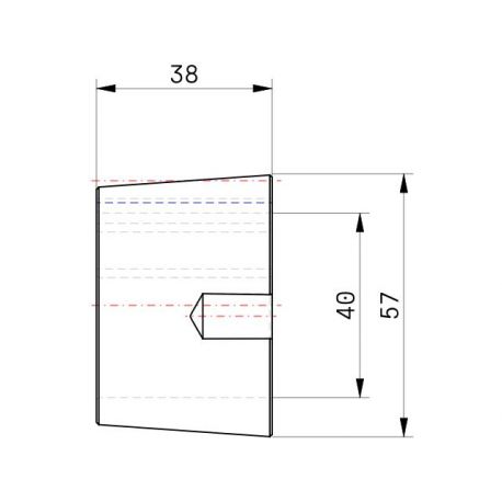 Moyeu amovible type 1615 - Ø Arbre 40mm