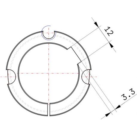 Moyeu amovible type 1615 - Ø Arbre 40mm