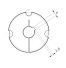 Moyeu amovible type 2012 - Ø Arbre 19mm