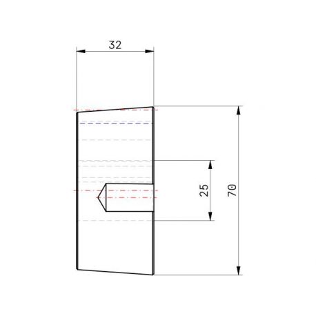 Moyeu amovible type 2012 - Ø Arbre 25mm