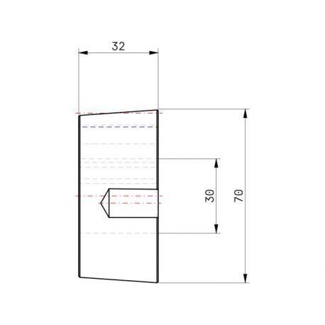 Moyeu amovible type 2012 - Ø Arbre 30mm
