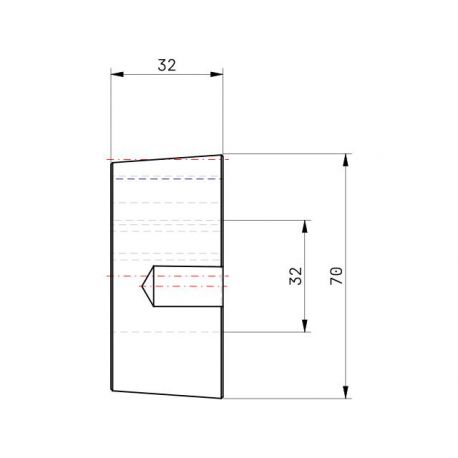 Moyeu amovible type 2012 - Ø Arbre 32mm