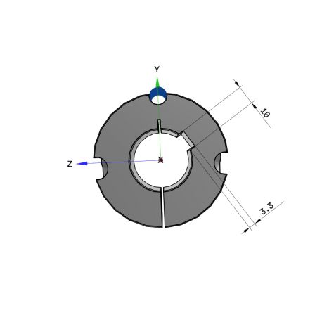 Moyeu amovible type 2012 - Ø Arbre 32mm