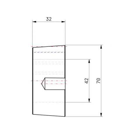 Moyeu amovible type 2012 - Ø Arbre 42mm