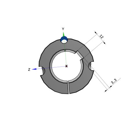 Moyeu amovible type 2012 - Ø Arbre 42mm