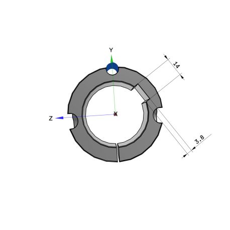 Moyeu amovible type 2012 - Ø Arbre 48mm