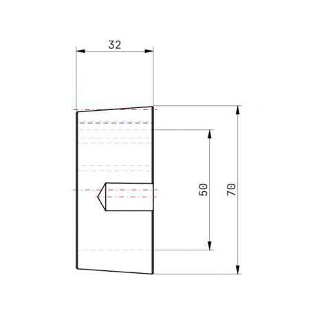 Moyeu amovible type 2012 - Ø Arbre 50mm