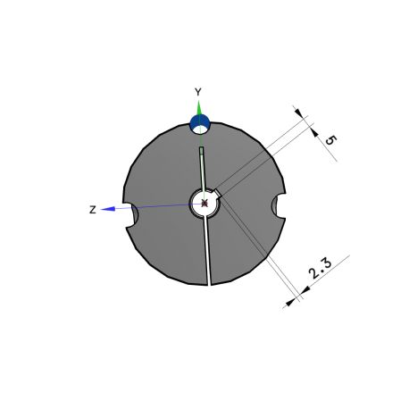 Moyeu amovible type 2517 - Ø Arbre 15mm