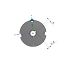 Moyeu amovible type 2517 - Ø Arbre 20mm