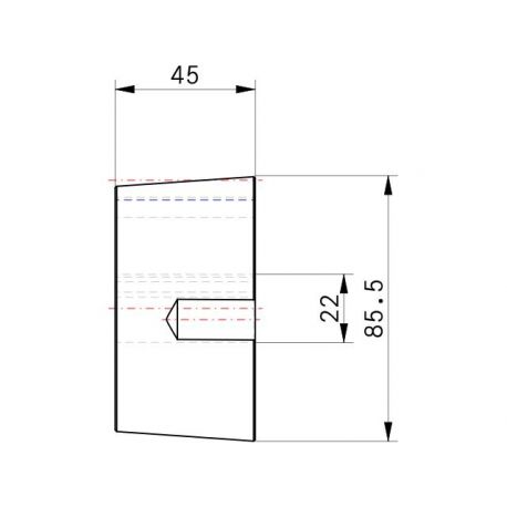 Moyeu amovible type 2517 - Ø Arbre 22mm