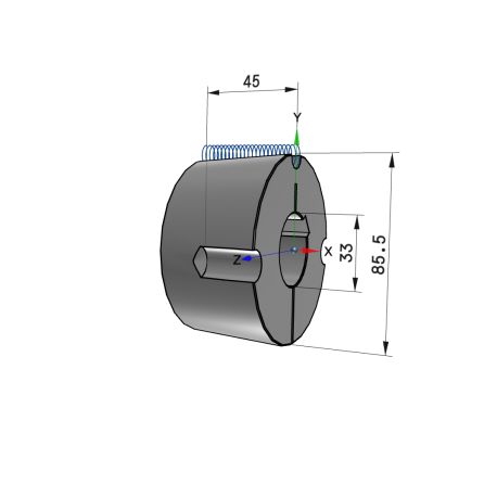 Moyeu amovible type 2517 - Ø Arbre 33mm