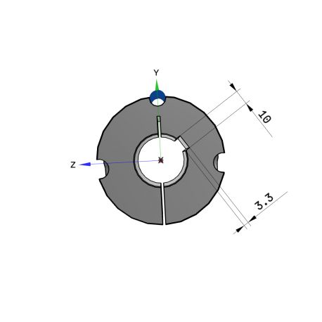 Moyeu amovible type 2517 - Ø Arbre 35mm