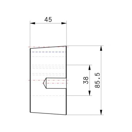 Moyeu amovible type 2517 - Ø Arbre 38mm