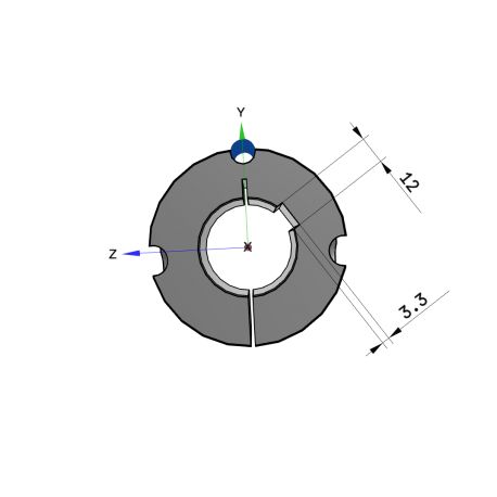 Moyeu amovible type 2517 - Ø Arbre 42mm