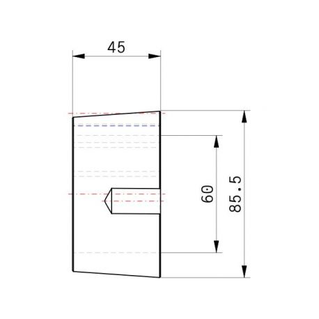 Moyeu amovible type 2517 - Ø Arbre 60mm
