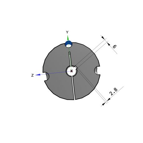 Moyeu amovible type 3020 - Ø Arbre 20mm