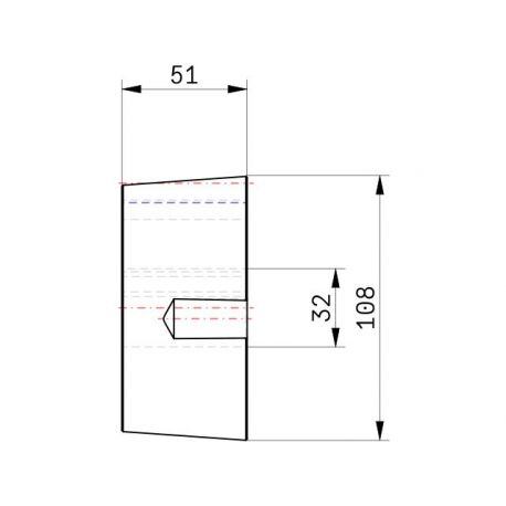 Moyeu amovible type 3020 - Ø Arbre 32mm